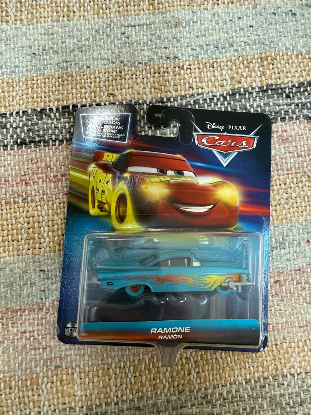 NWT Disney Cars die cast glow in dark Ramone